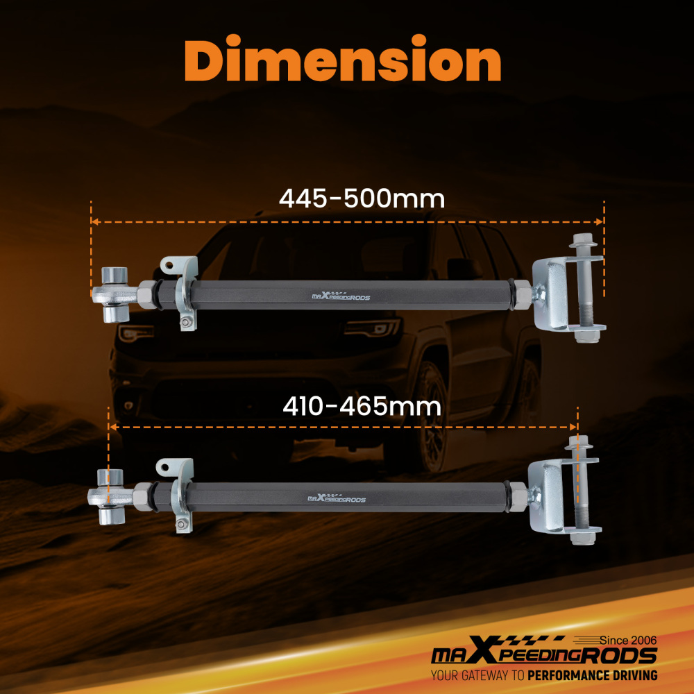 MaXpeedingrods CoiloversCamber Arm Kit compatible for Honda Accord 08-12 compatible for Acura TSX 09-14