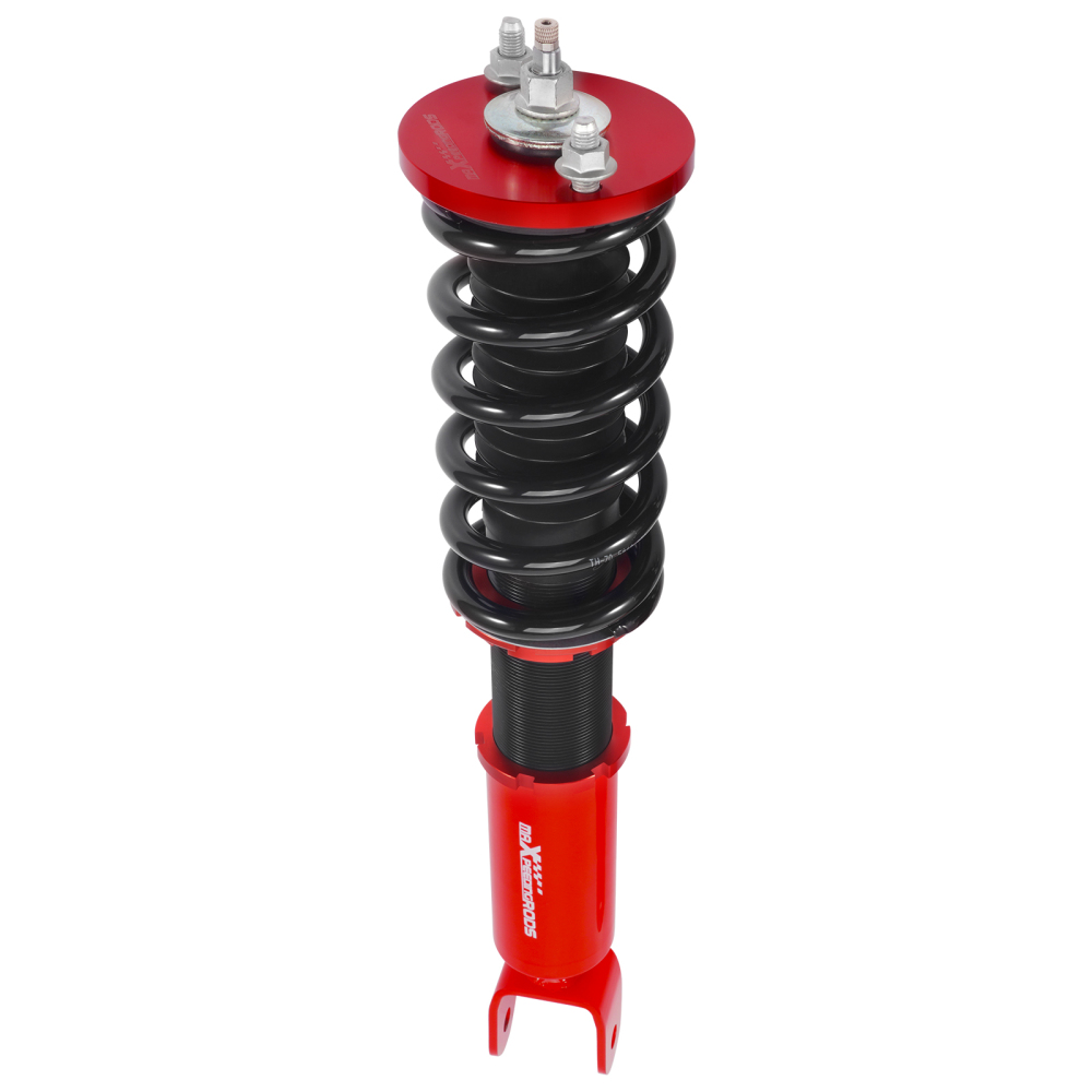 24 Ways Damper ajustable Compatible for Honda Accord 2008-2012 2.4L 3.5L engine Coilovers Suspension Kit RedLowering Kit