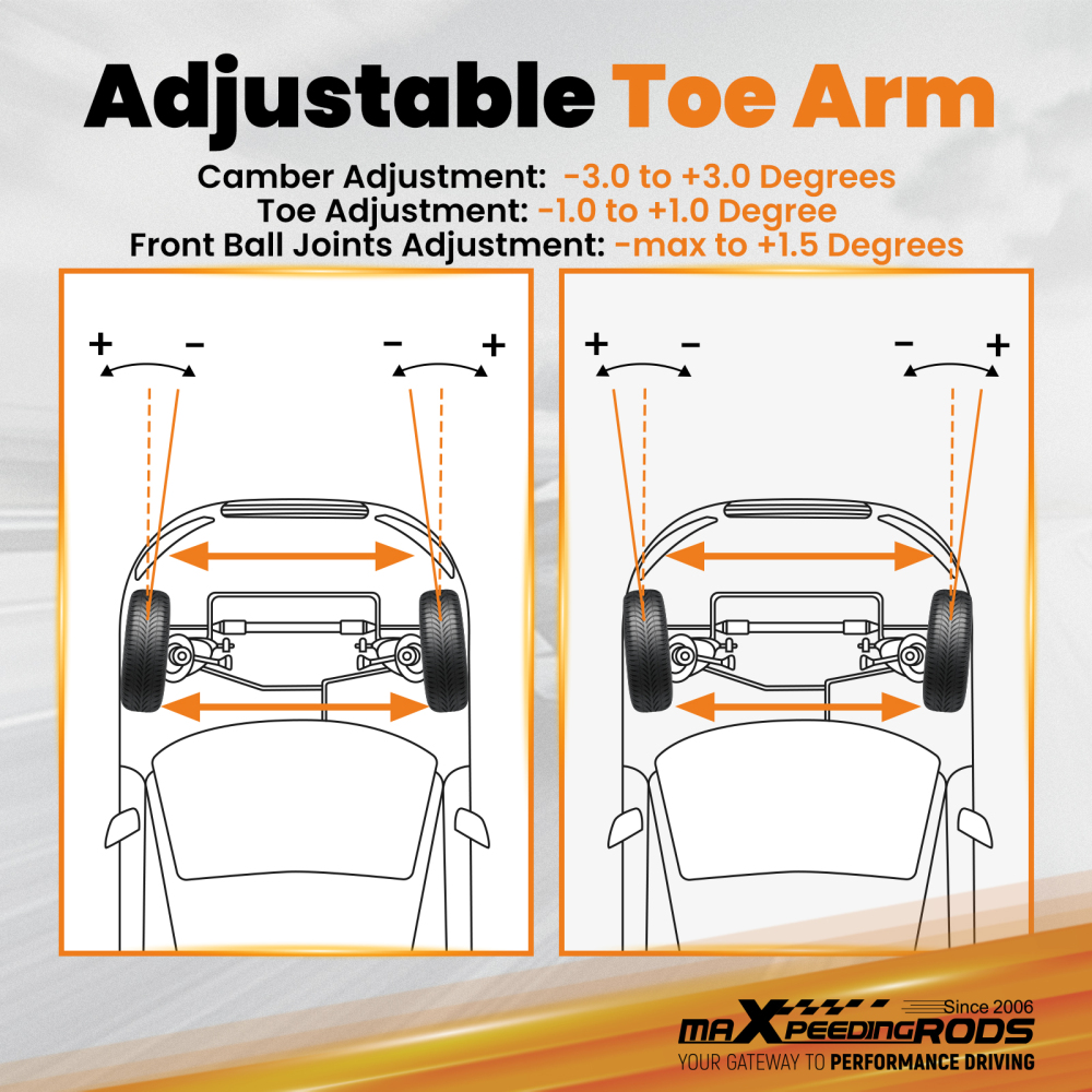 Coilovers +Rear Camber Control Arms Kit compatible for Honda Accord 2008-12 compatible for Acura TSX 09-14