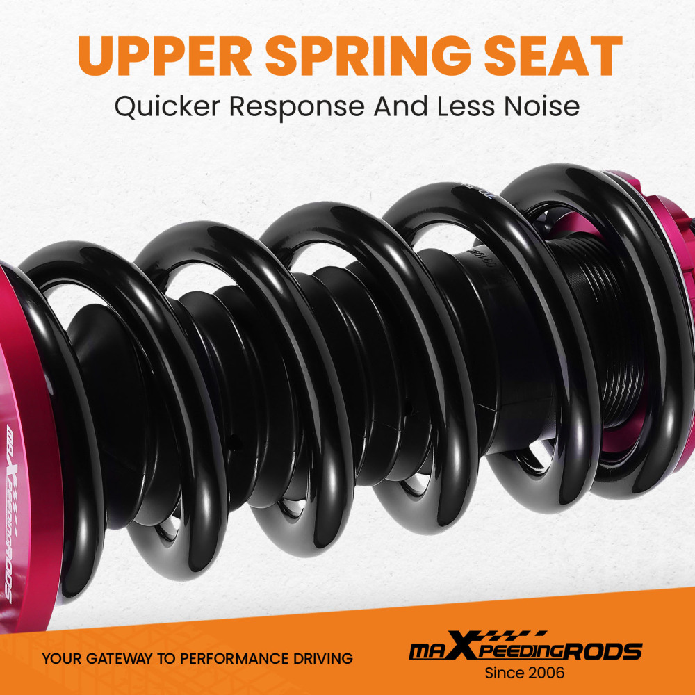 Compatible for Honda Accord 2008-2012 Coilovers Suspension Kit RedLowering Kit