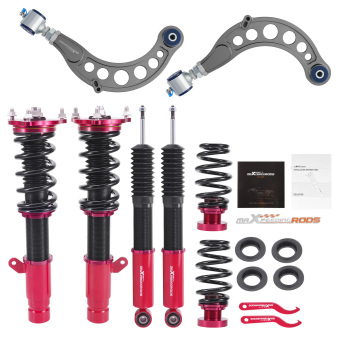 Coilover Lowering KitAdjustable Rear Camber Arms compatible for Honda Accord 2018-2022