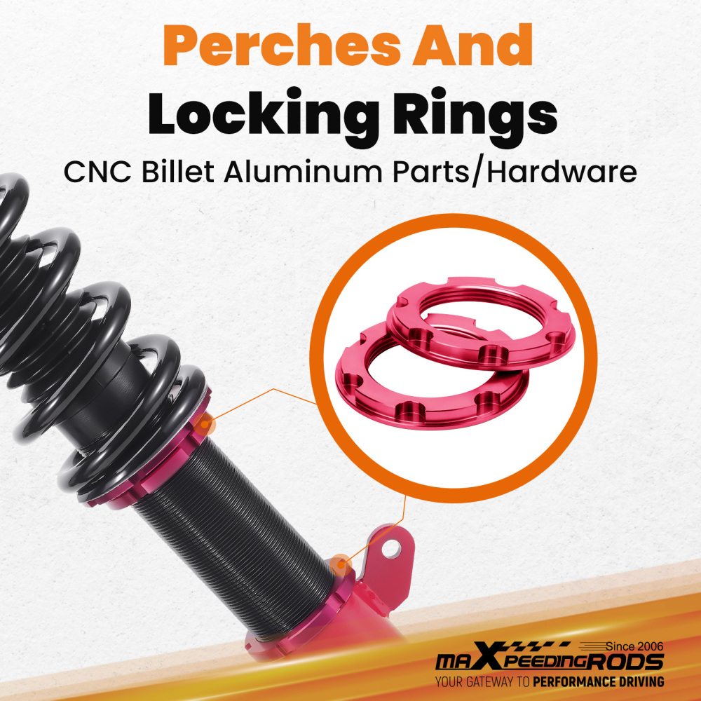 Coilover Lowering KitAdjustable Rear Camber Arms compatible for Honda Accord 2018-2022