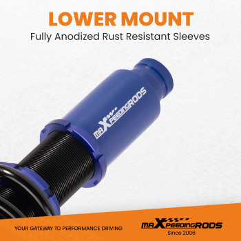 Compatible for Honda Accord 1994-1997 compatible for Acura CL 97-99 Adj. Height Shock Strut Coilovers Blue lowering kit