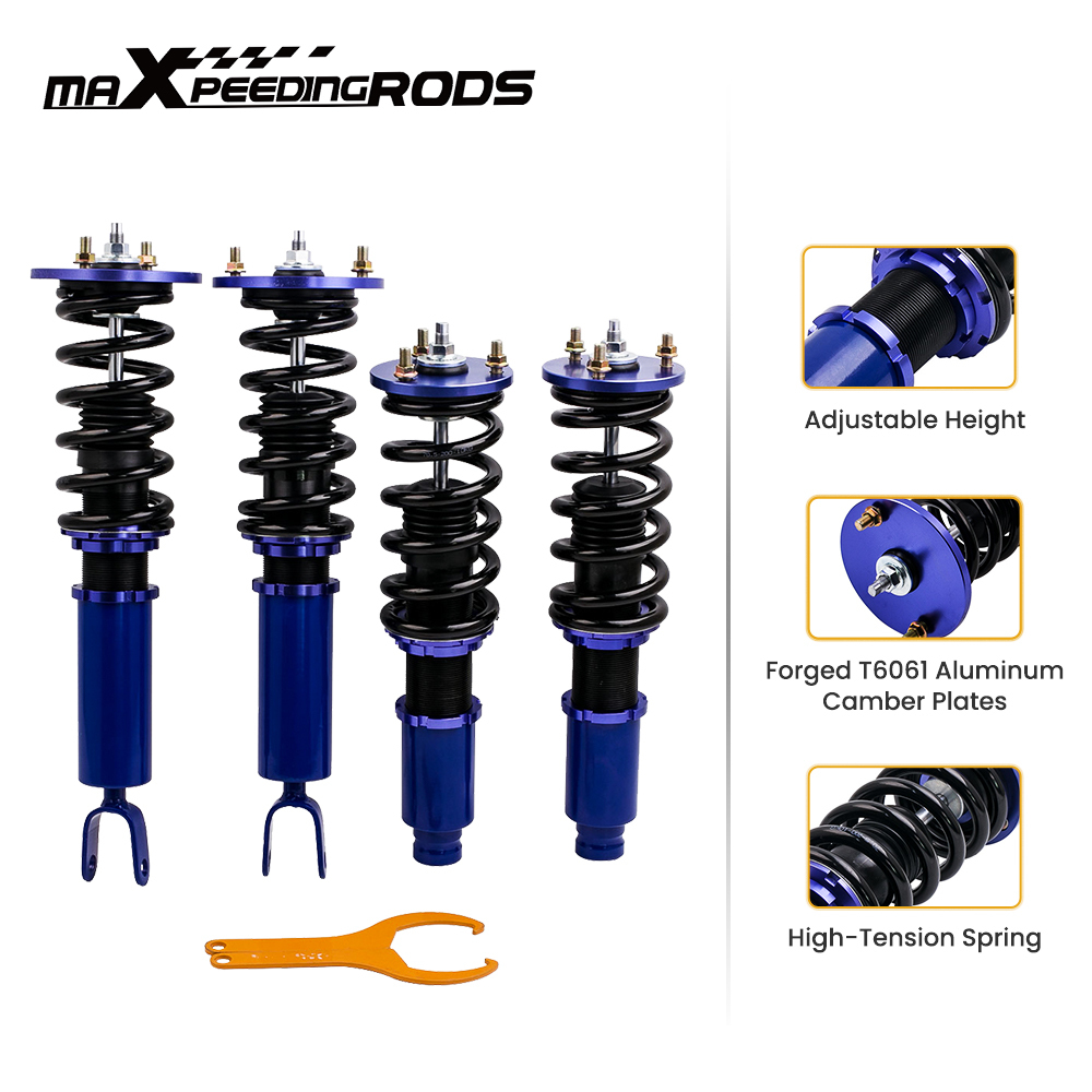 Height Adjustment Coilovers Suspension compatible for Honda Accord DX/EX/LX CD5 CD7 94-97