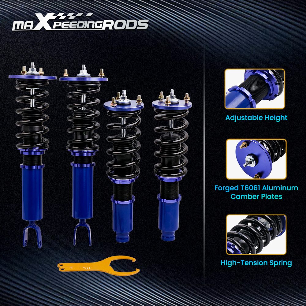 Height Adjustment Coilovers Suspension compatible for Honda Accord DX/EX/LX CD5 CD7 94-97