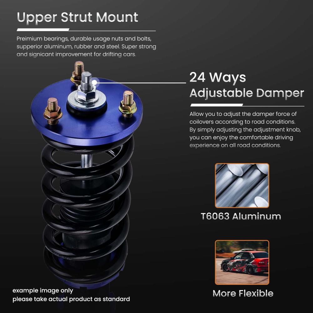 Height Adjustment Coilovers Suspension compatible for Honda Accord DX/EX/LX CD5 CD7 94-97