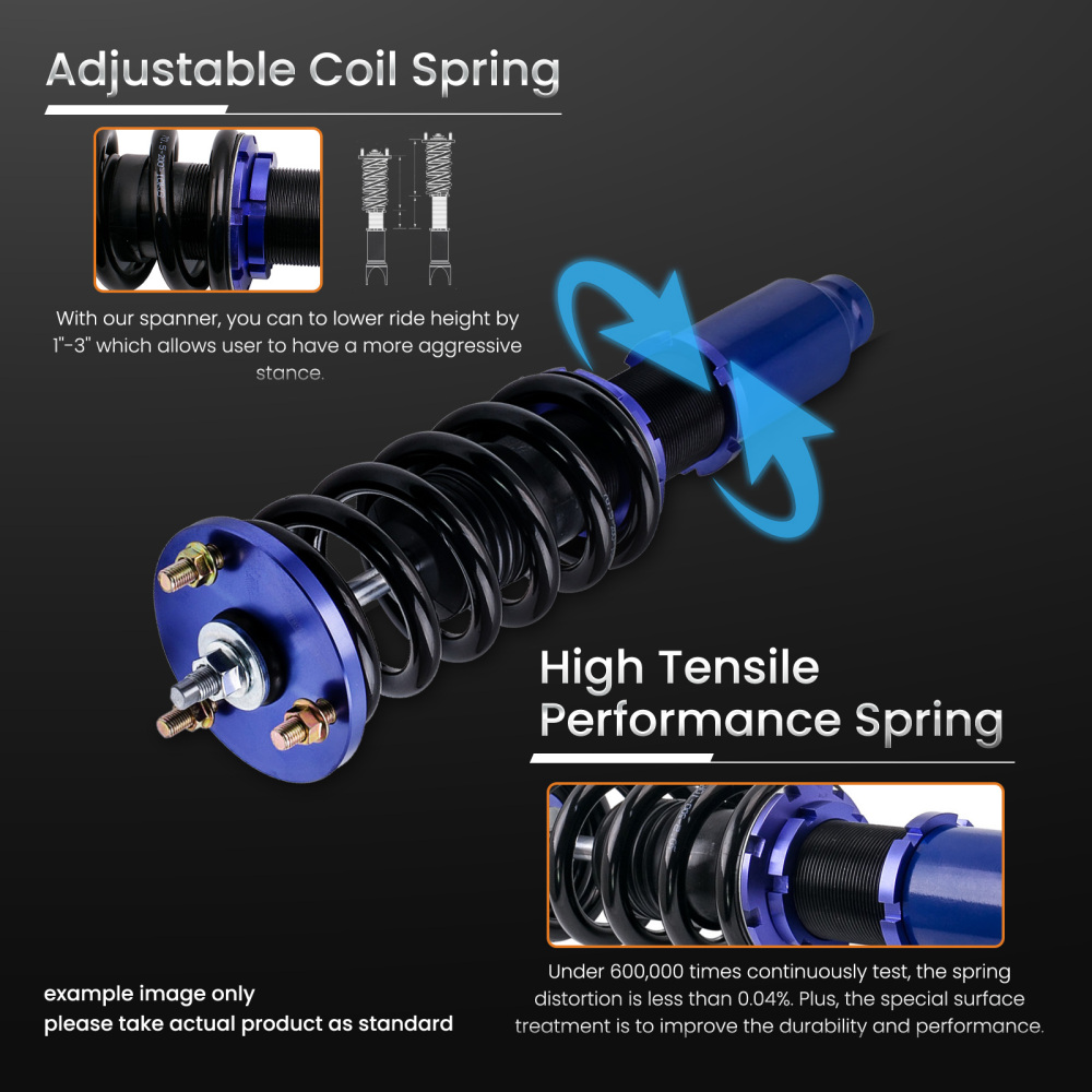 Height Adjustment Coilovers Suspension compatible for Honda Accord DX/EX/LX CD5 CD7 94-97
