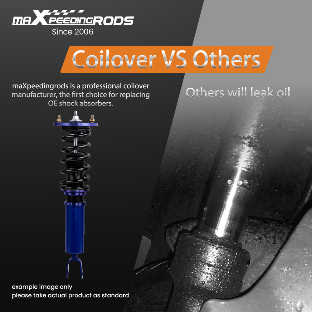 Height Adjustment Coilovers Suspension compatible for Honda Accord DX/EX/LX CD5 CD7 94-97