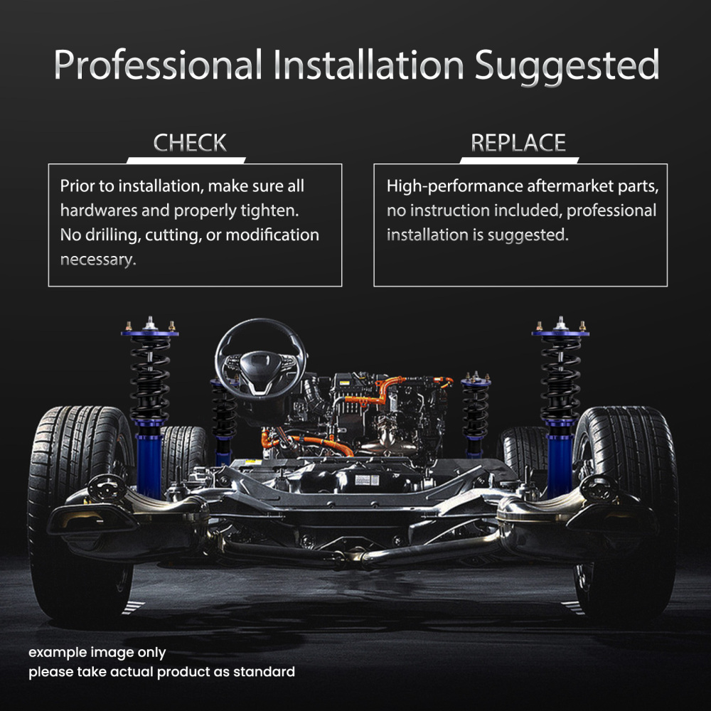 Height Adjustment Coilovers Suspension compatible for Honda Accord DX/EX/LX CD5 CD7 94-97