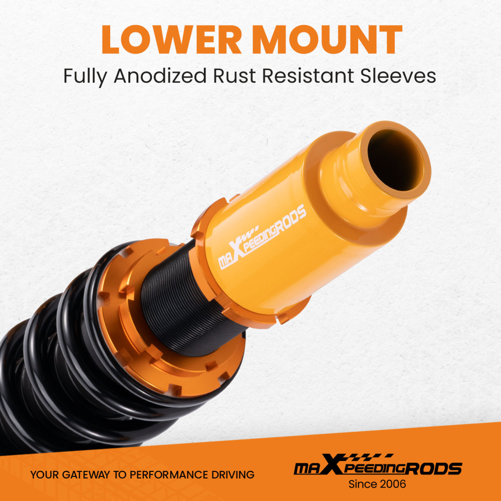 Compatible for Honda Accord 1994 - 1997 Shock Absorbers Struts Full Set Coilovers Suspension Kit Lowering Kit