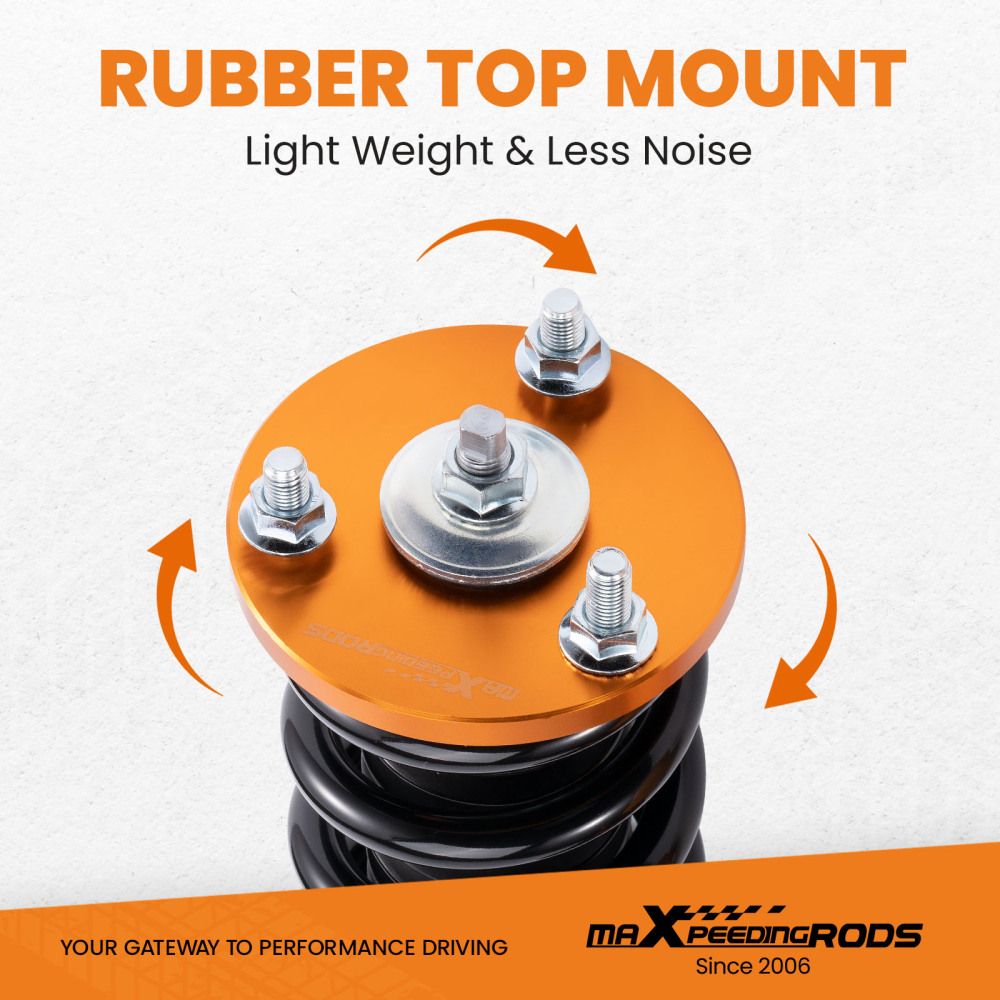 Compatible for Honda Accord 1994 - 1997 Shock Absorbers Struts Full Set Coilovers Suspension Kit Lowering Kit