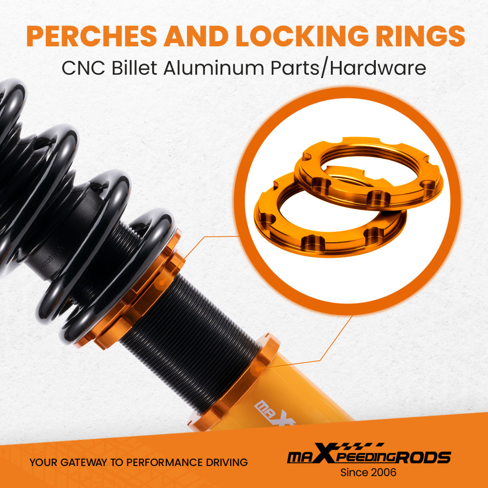 Compatible for Honda Accord 1994 - 1997 Shock Absorbers Struts Full Set Coilovers Suspension Kit Lowering Kit