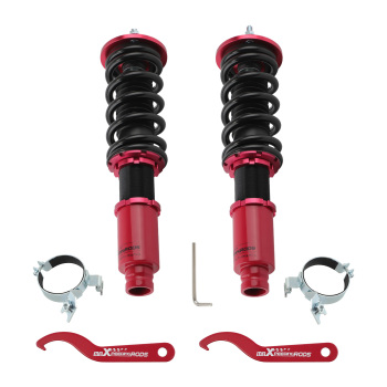MaXpeedingrods Front 24 Way Damper Coilovers compatible for Honda Accord 90-97 Shock Struts