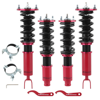 Racing Coilovers compatible for Honda Accord 90-97 compatible for Acura 97-99 CB CD 24 Ways Damper Shocks Lowering Kit
