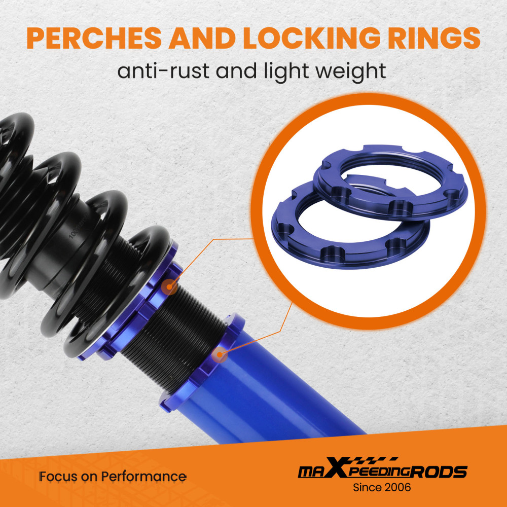 Racing Coilover Suspension Shock Kits compatible for Honda Accord 98-02 99-03 compatible for Acura Coil lowering kit