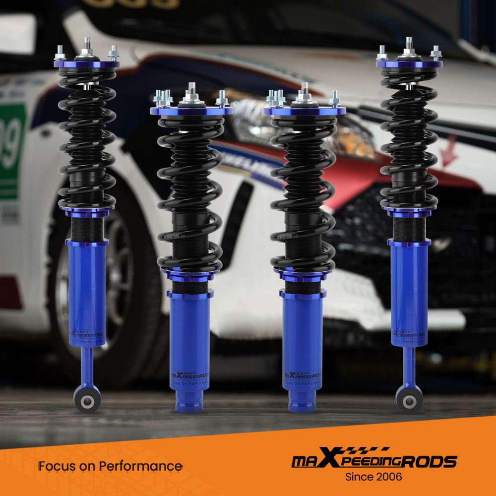 Racing Coilover Suspension Shock Kits compatible for Honda Accord 98-02 99-03 compatible for Acura Coil lowering kit