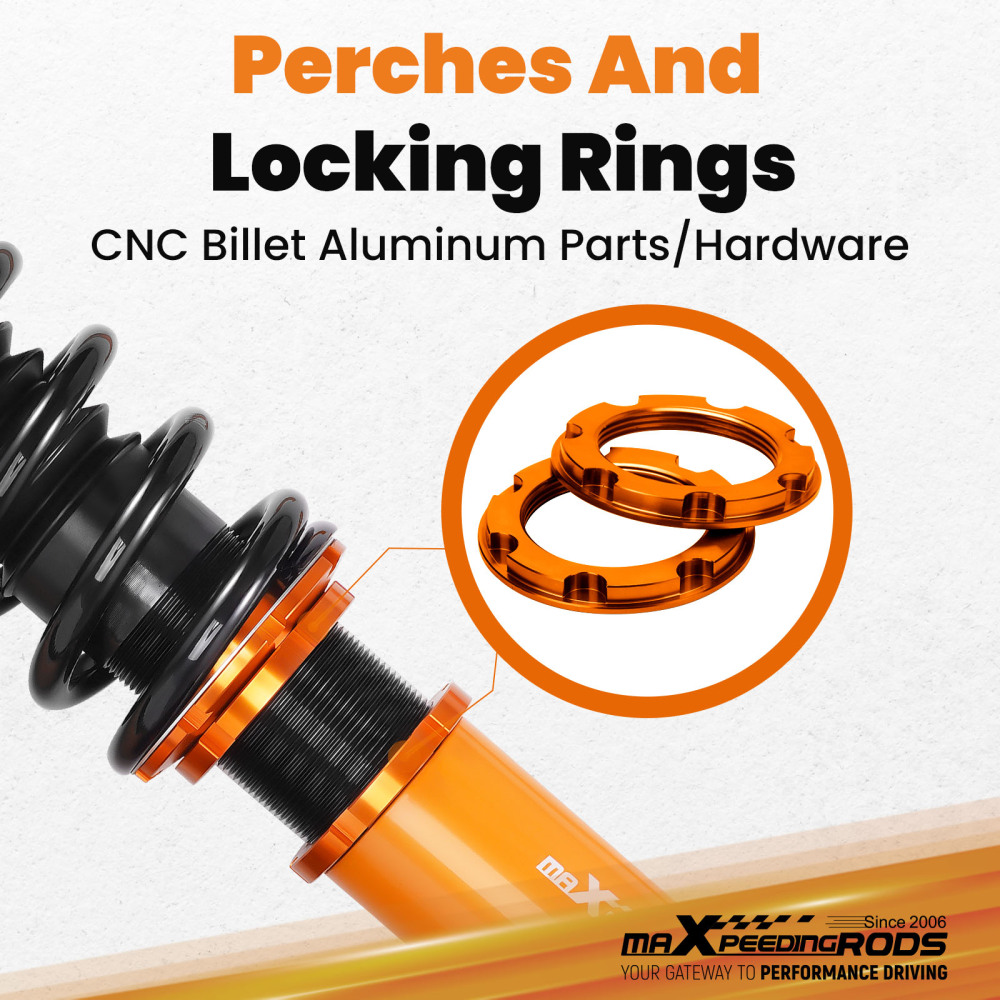 Damper Adjustable Coilovers compatible for Honda Accord MK6 CG 1998-2002 compatible for Acura TL CL II