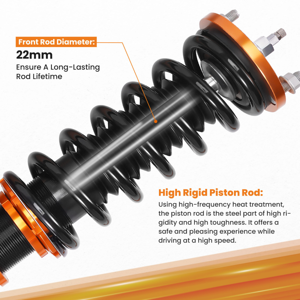 1998-2002 Compatible for Honda Accord Coilovers Spring Struts Shock Absorber Lowering Kit