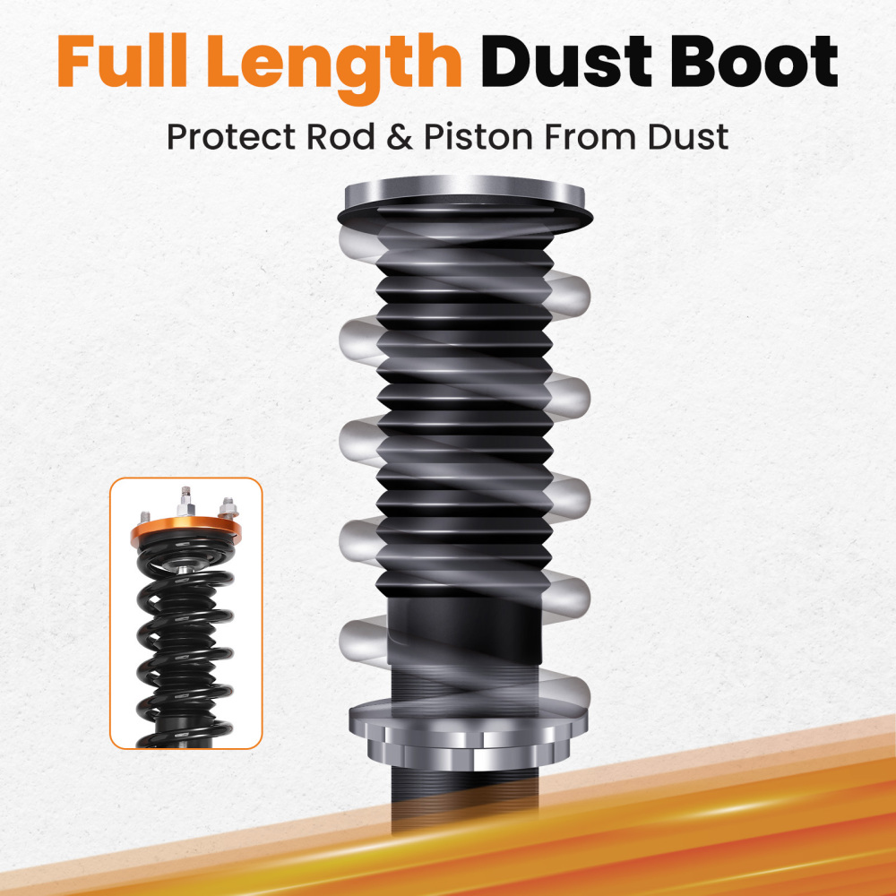 1998-2002 Compatible for Honda Accord Coilovers Spring Struts Shock Absorber Lowering Kit