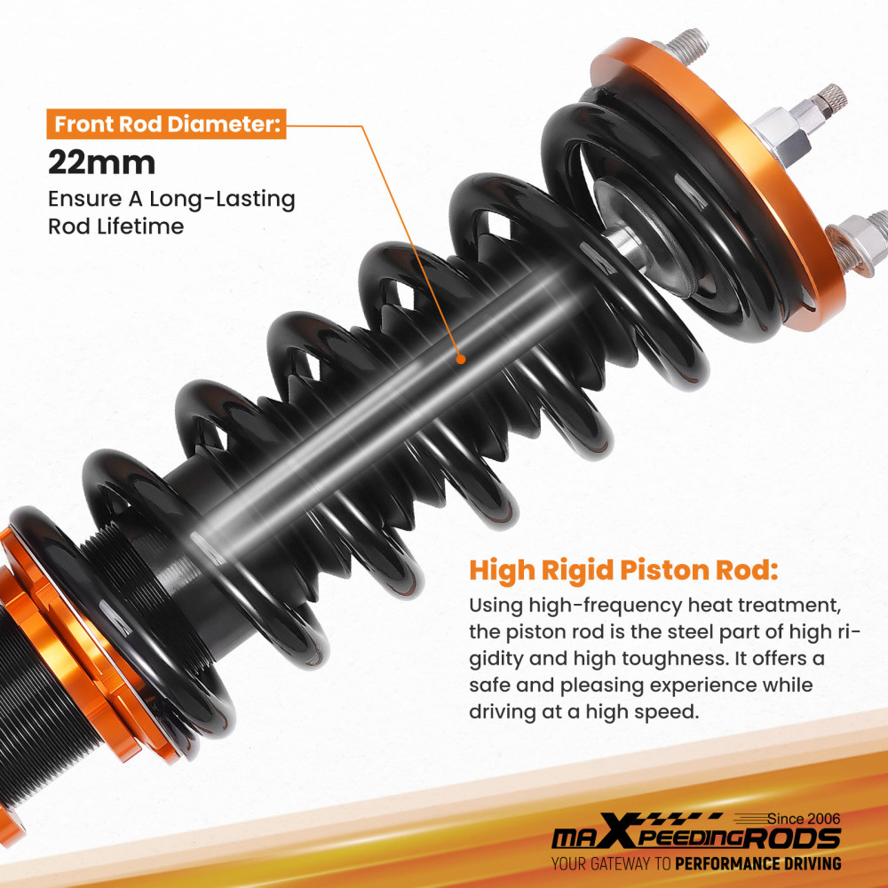 Compatible for Acura TL CL 1998 - 2003 compatible for Honda Accord Adjustable Damper Complete Coilovers lowering kit
