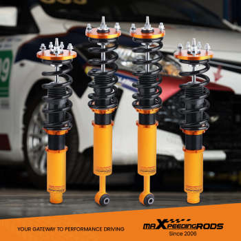 Compatible for Honda Accord 1999 - 2003 compatible for Acura TL 2001 - 2003 compatible for Acura CL Adjustable Damper Coilovers Kit 1998 - 2002 Lowering Kit