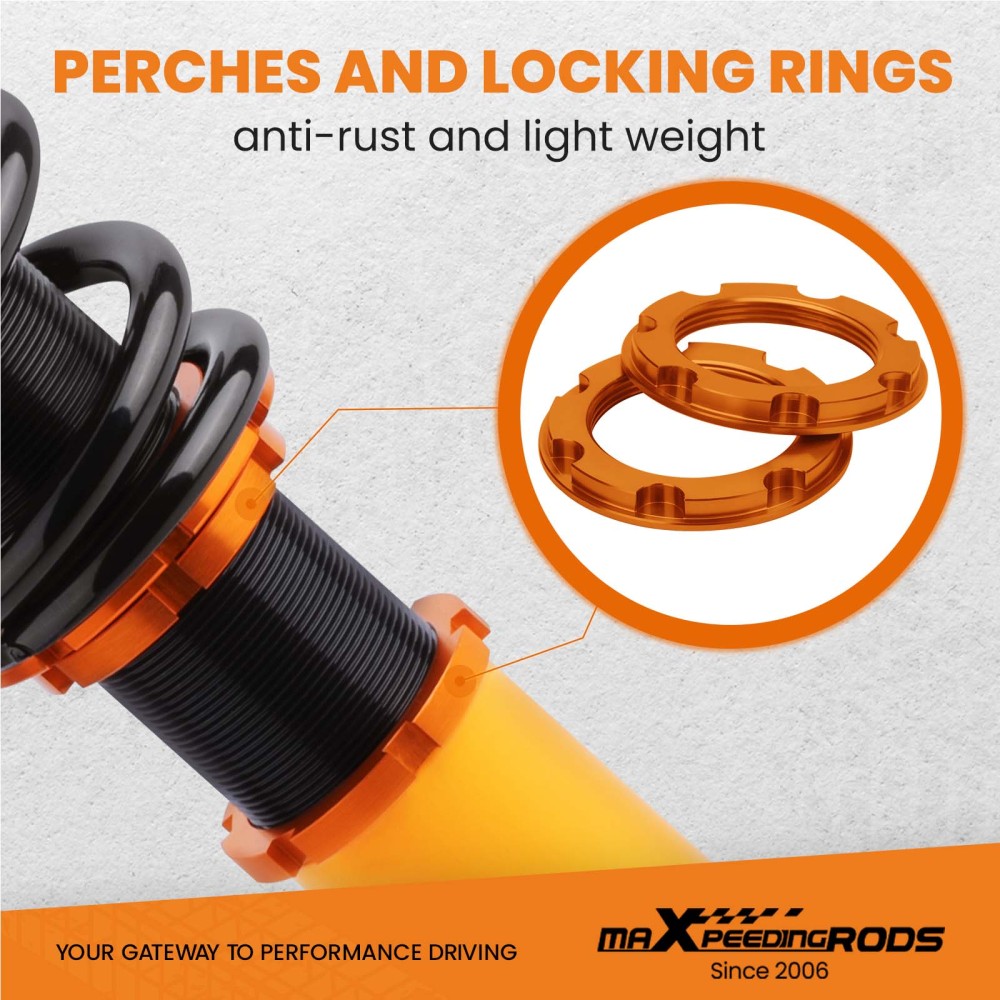 1998-2002 Compatible for Honda Accord Coilovers Spring Struts Shock Absorber Lowering Kit