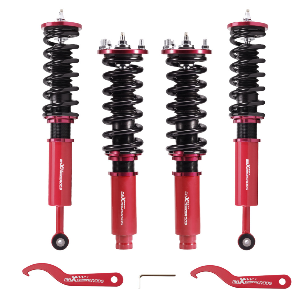 Compatible for Honda Accord 98-02 99-03 compatible for Acura TL 01-03 CL Adj. Damper Performance Coiloverslowering kit