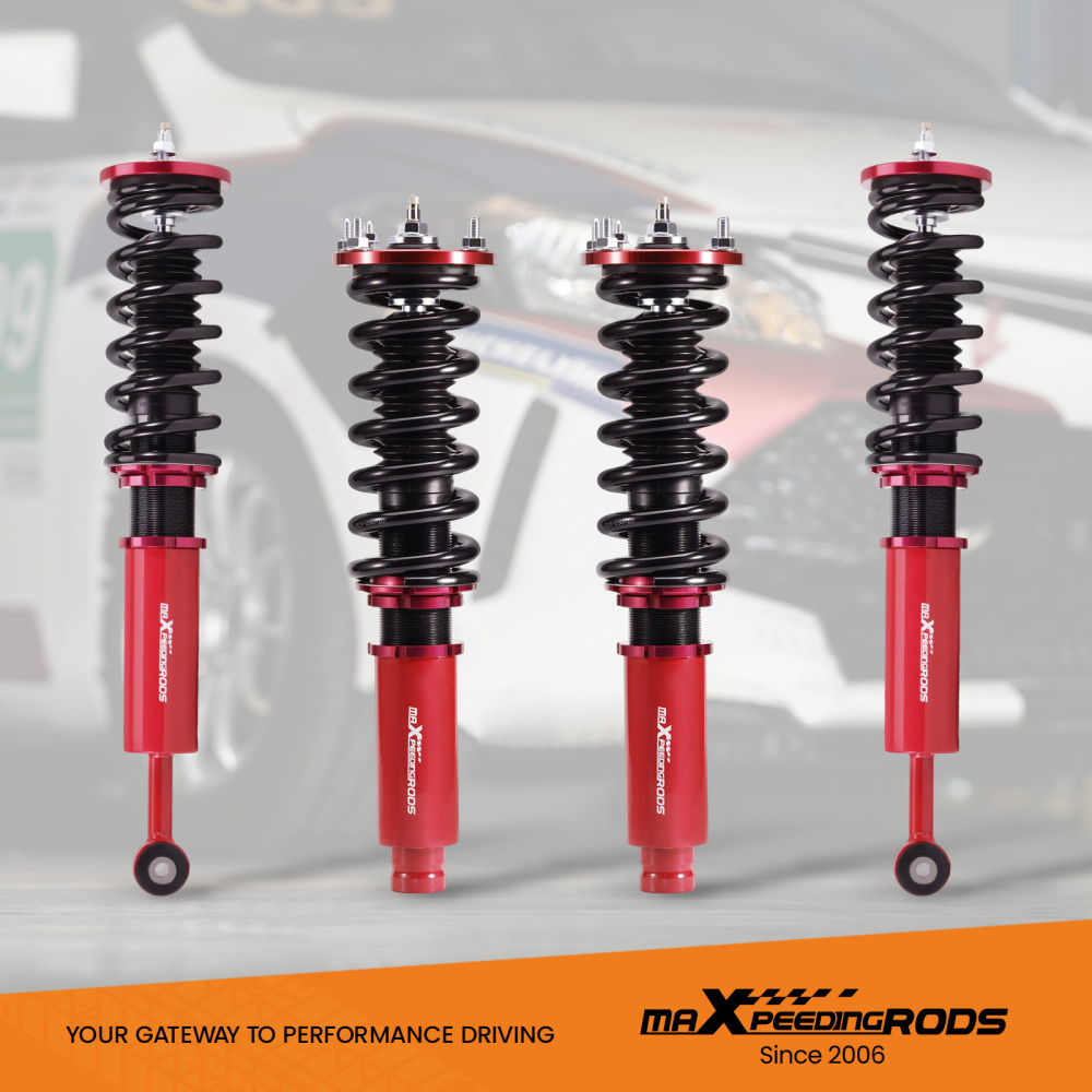 Compatible for Honda Accord 98-02 99-03 compatible for Acura TL 01-03 CL Adj. Damper Performance Coiloverslowering kit