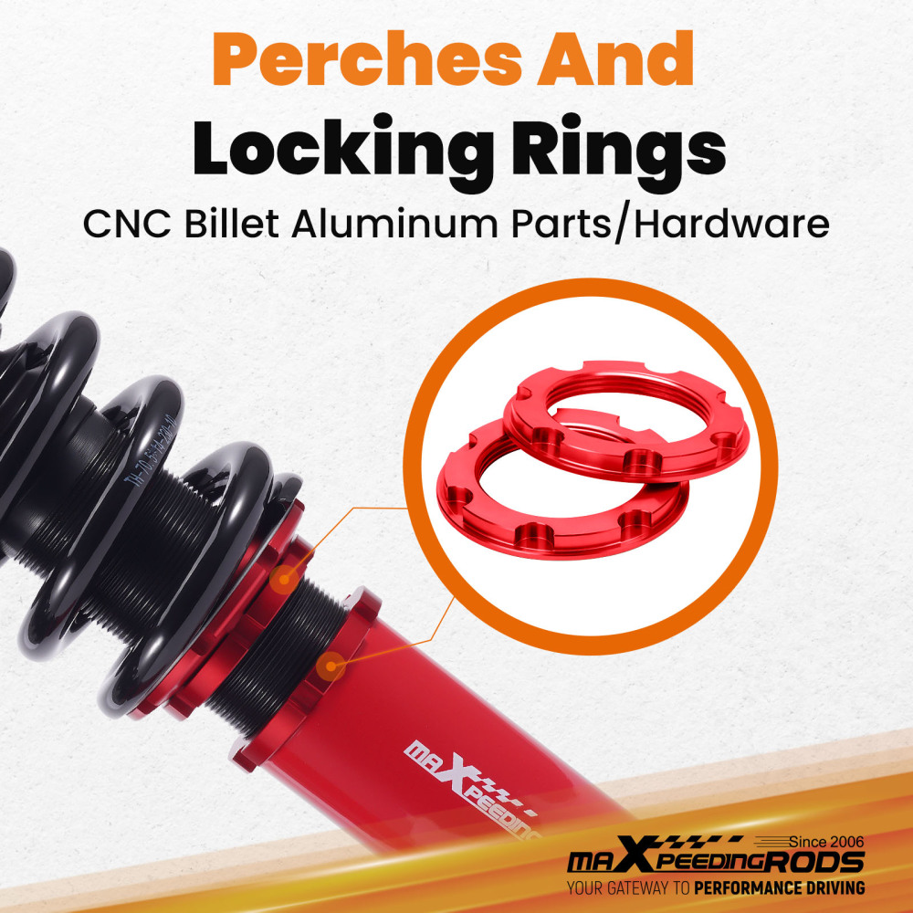 1998-2002 compatible for Honda Accord 1999 - 2003 compatible for Acura TL Suspension Kit Full Coilovers Struts Shock