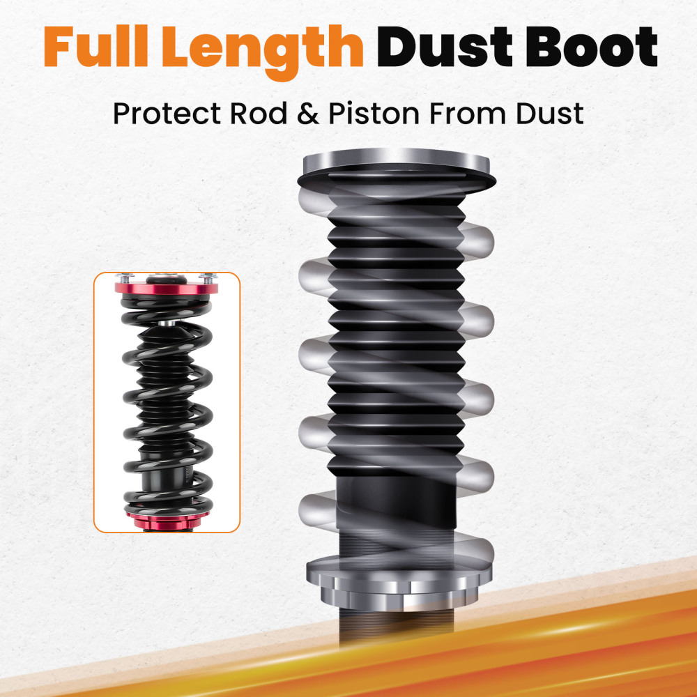 Adjustable Shock Coilovers Lowering Kit compatible for Honda Accord 98-02 CG compatible for Acura TL 99-03