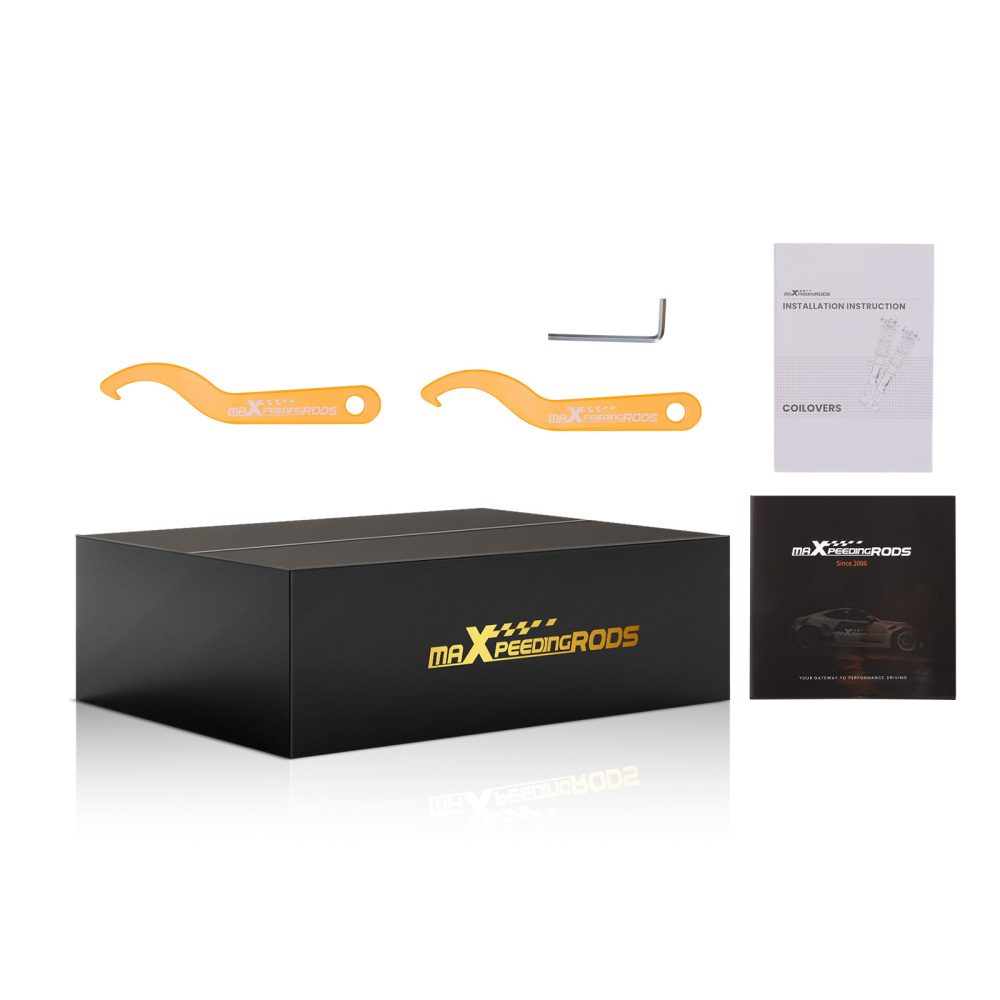 Compatible for Honda Integra DC5 2001-2006 compatible for Acura RSX 24 Ways Adjustable Damper Coilover Kit Lowering Kit