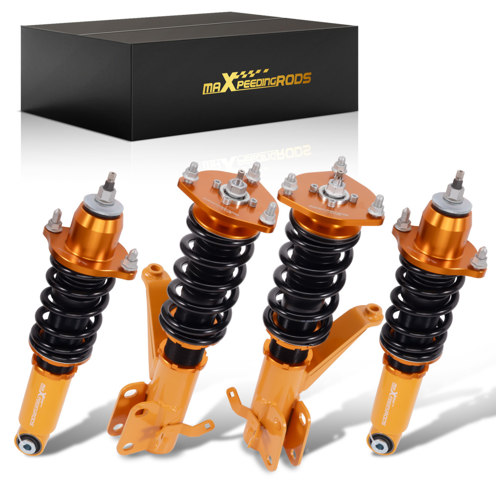 Compatible for Honda Integra DC5 2001-2006 compatible for Acura RSX 24 Ways Adjustable Damper Coilover Kit Lowering Kit