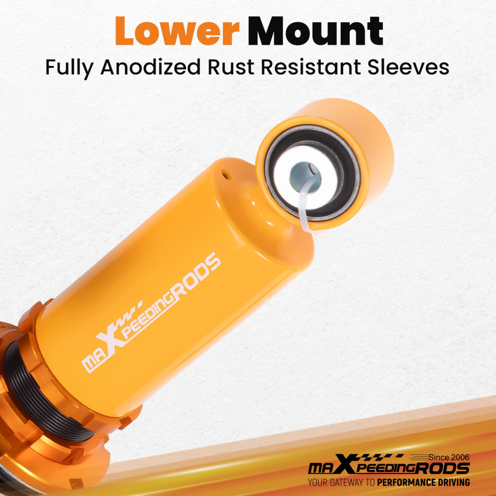 Compatible for Honda Integra DC5 2001-2006 compatible for Acura RSX 24 Ways Adjustable Damper Coilover Kit Lowering Kit