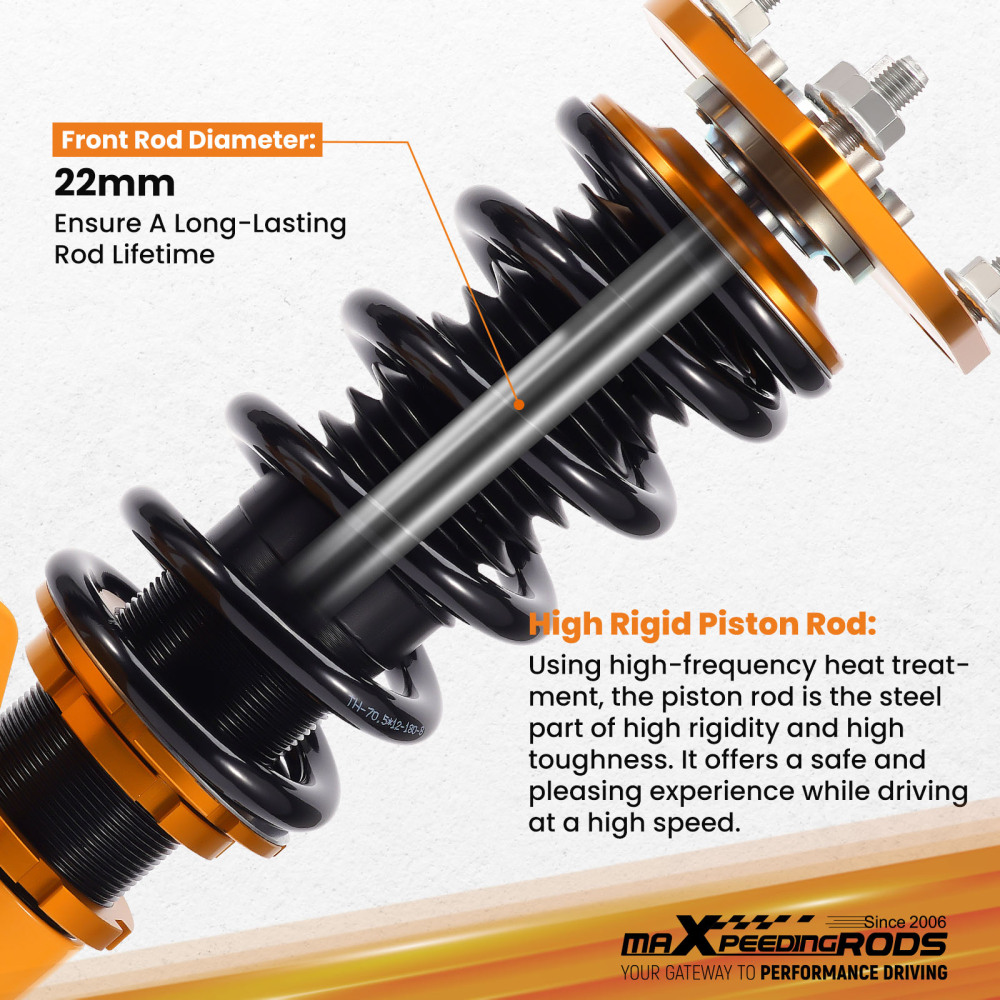 Coilovers Kit compatible for Honda Integra DC5 2001-2006 compatible for Acura RSX Type-S 2002-2006 Shock