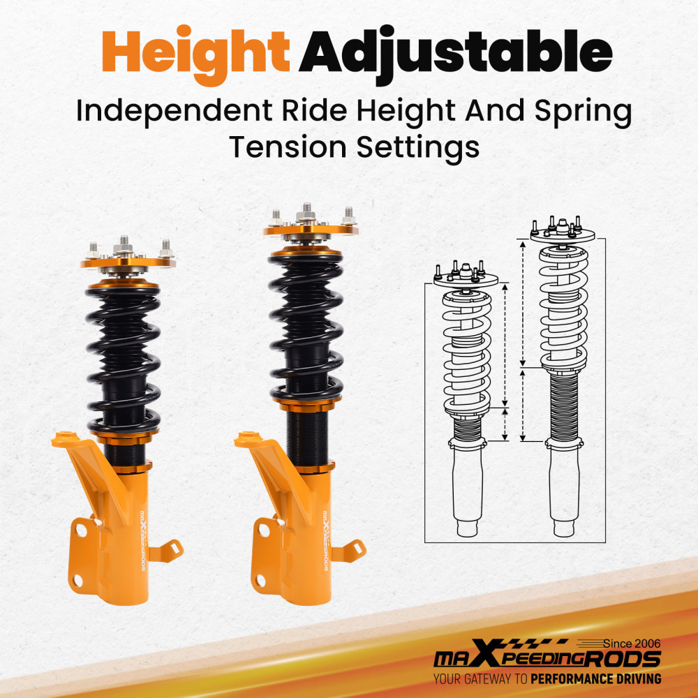 Coilovers Kit compatible for Honda Integra DC5 2001-2006 compatible for Acura RSX Type-S 2002-2006 Shock