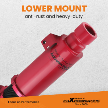 Maxpeedingrods Coilover Lowering Kit Adjustable Damper For ACURA TL 09-14