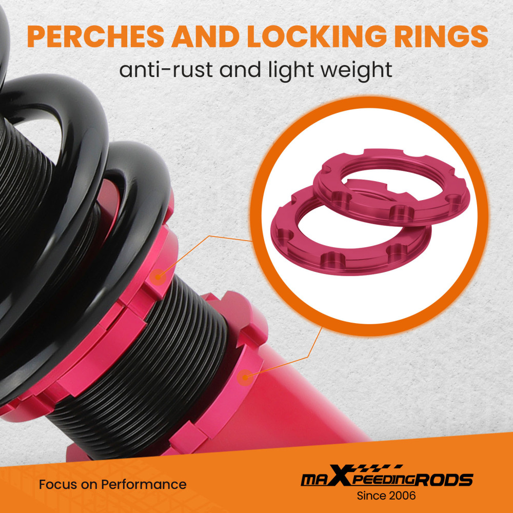 Maxpeedingrods Coilover Lowering Kit Adjustable Damper For ACURA TL 09-14