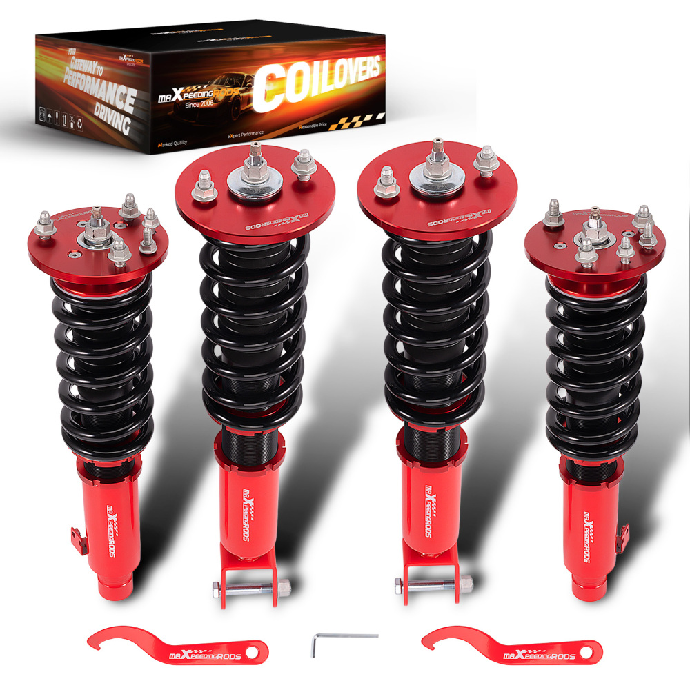 Coilovers 24 Way Damper Adjustable Lowering Coils compatible for Acura TL compatible for FWD/AWD 2009-2014