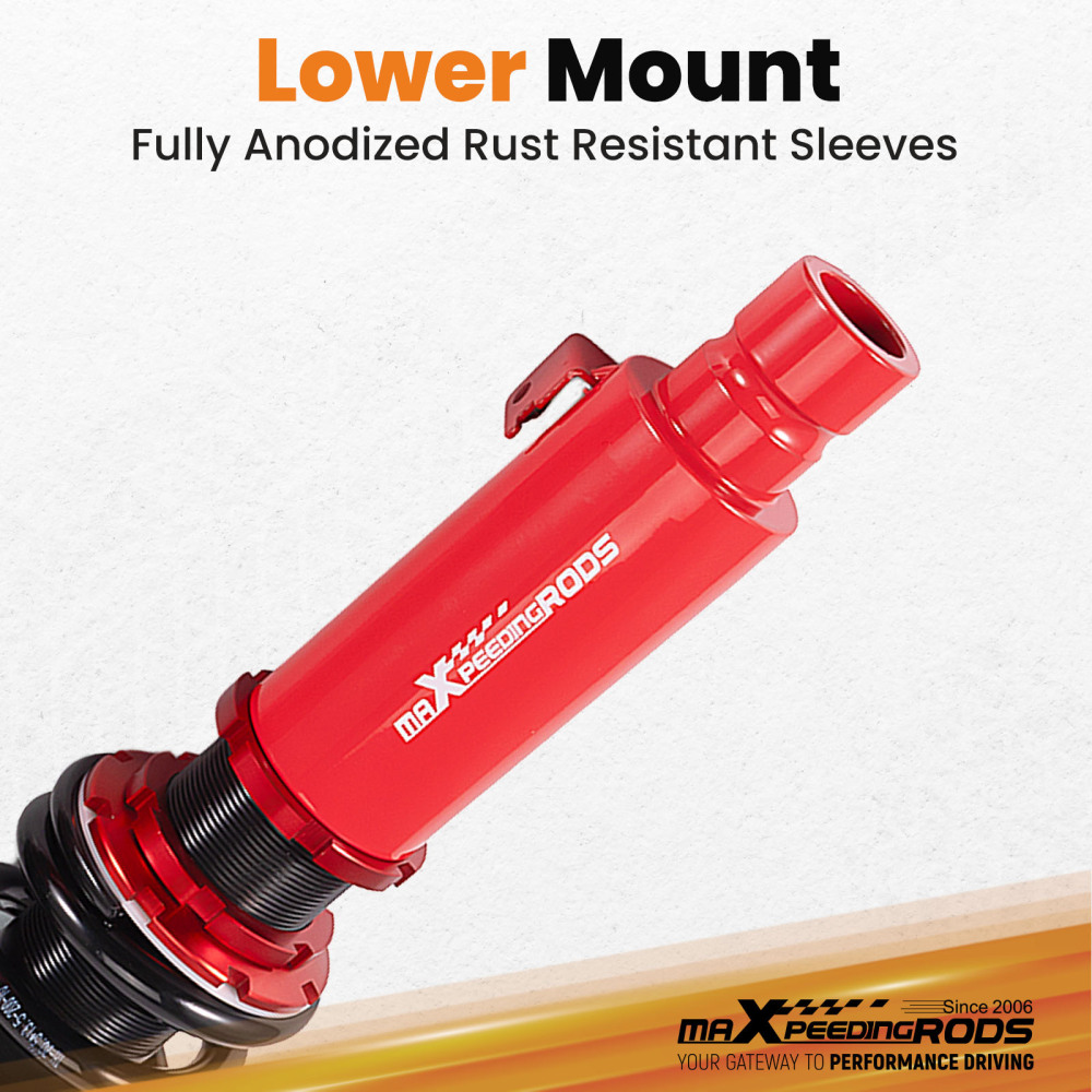 Coilovers 24 Way Damper Adjustable Lowering Coils compatible for Acura TL compatible for FWD/AWD 2009-2014