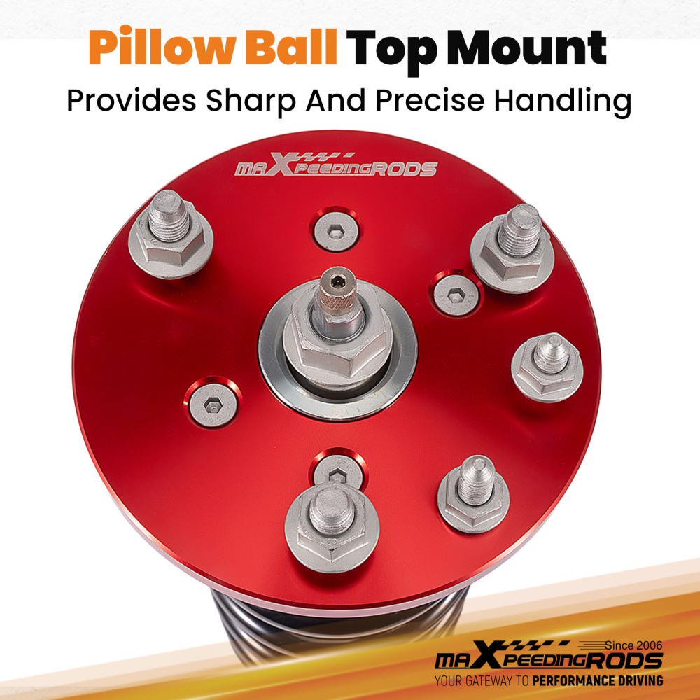 Coilovers 24 Way Damper Adjustable Lowering Coils compatible for Acura TL compatible for FWD/AWD 2009-2014