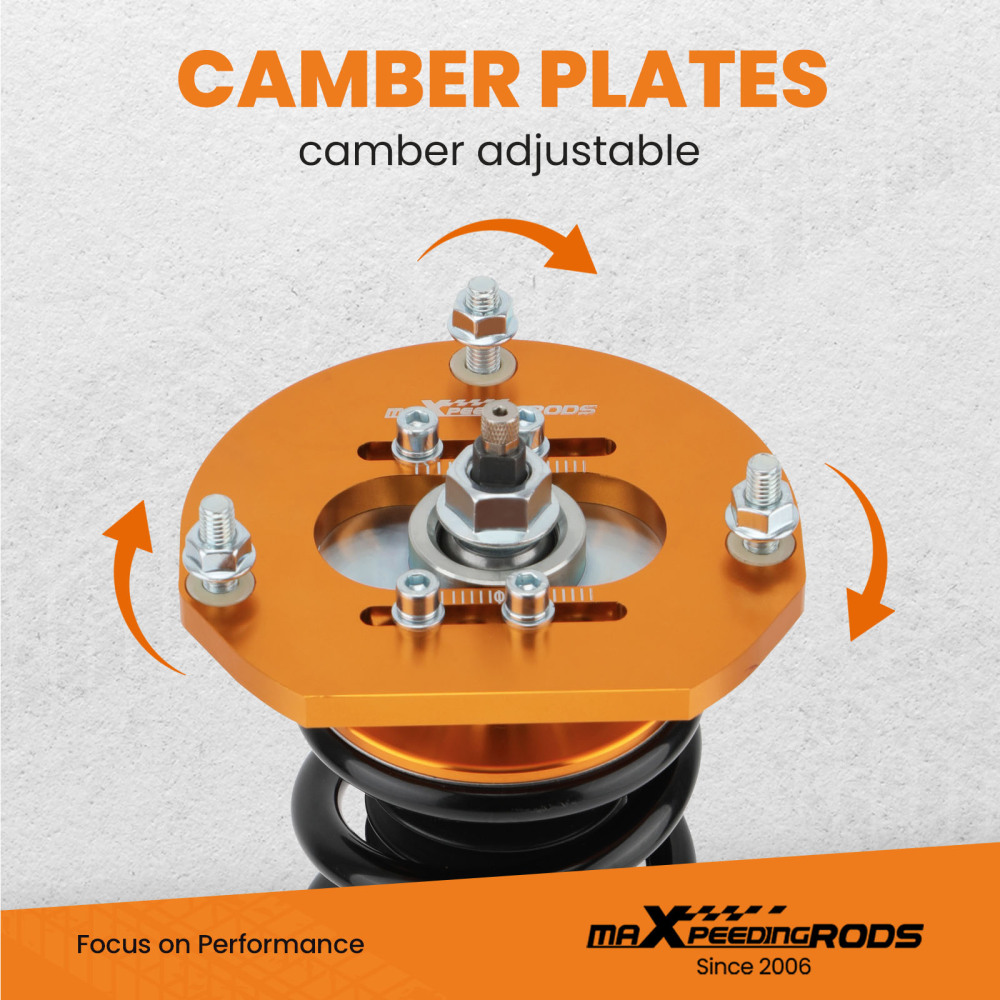 24 Way Damper Coilover Suspension Shock Kit compatible for Chevrolet Cobalt 2005-2010 lowering kit