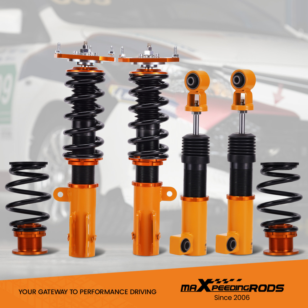 MaXpeedingrods 24 Way Damper Coilover Suspension Kit compatible for Chevrolet Cobalt 05-10 lowering kit