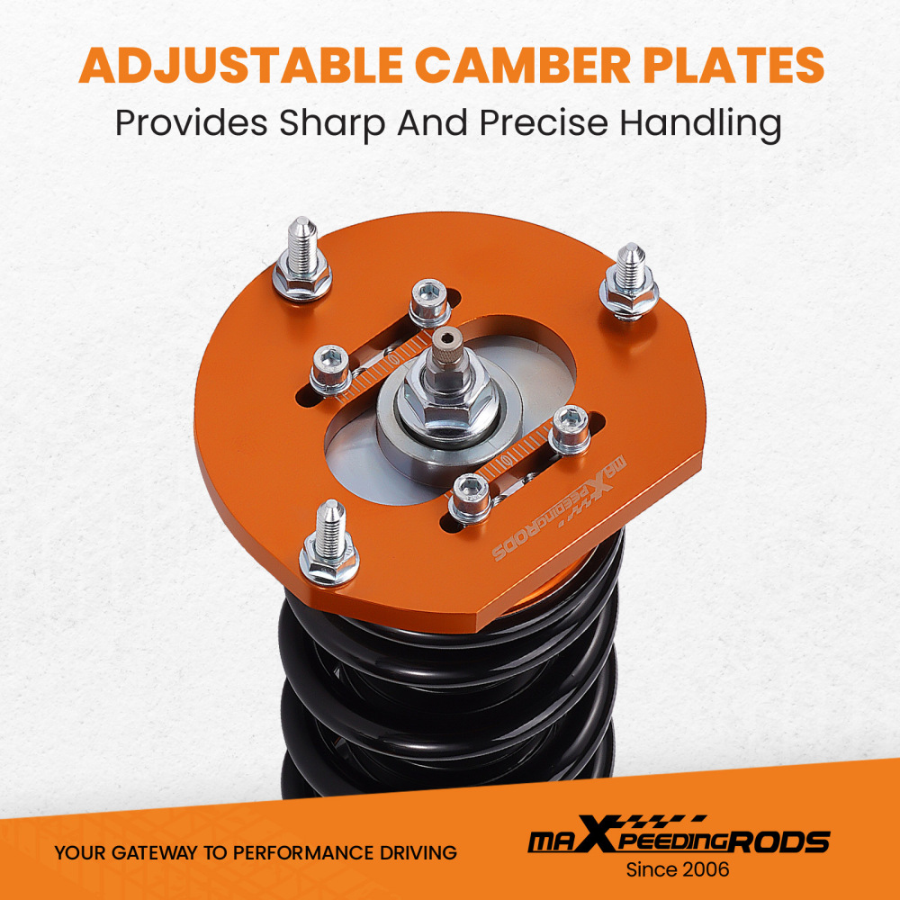 24 Way Damper Adjustable Coilovers Lowering Kit compatible for Chevrolet Cobalt 2005-2010