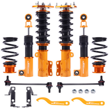 Maxpeedingrods Coilover Suspension Kits compatible for Chevrolet Cobalt 05-10 Adj. Height
