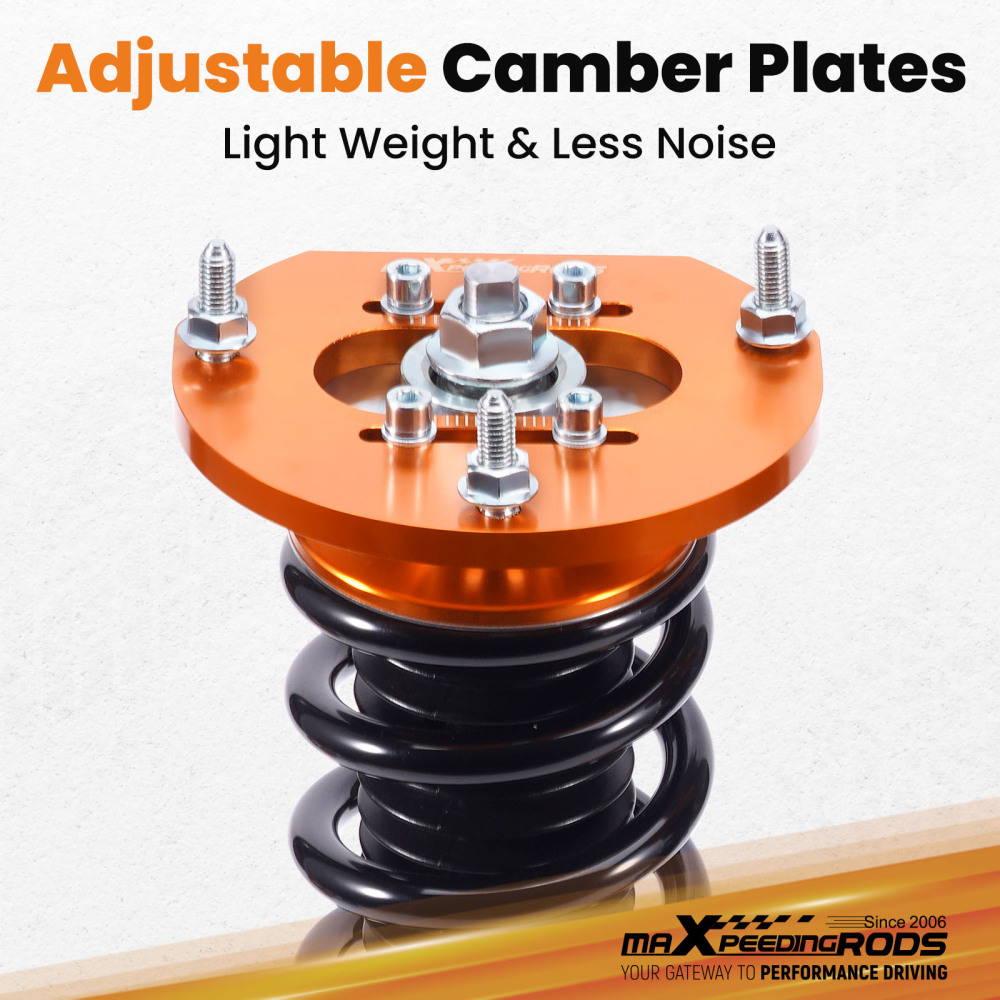 Maxpeedingrods Coilover Suspension Kits compatible for Chevrolet Cobalt 05-10 Adj. Height