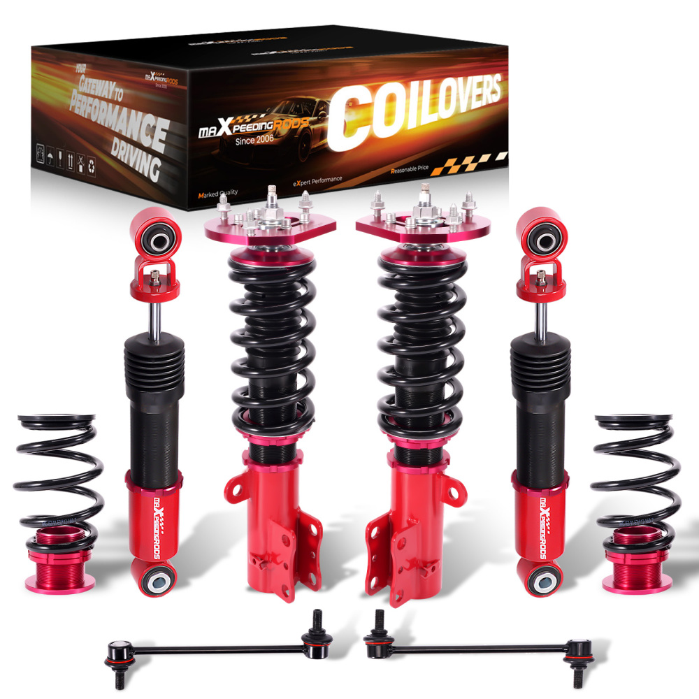 MaXpeedingrods Coilover 24 Way Damper Suhocks Kit compatible for Chevrolet Cobalt 05-10 NEW