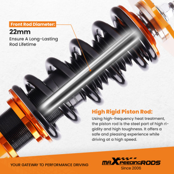 Compatible for Nissan Altima Sedan ( L32) 2007 - 2012 Coilovers Kits Compatible for Nissan Altima Coupe ( D32 ) 2008 - 2013 Shock Adj. Damper lowering kit