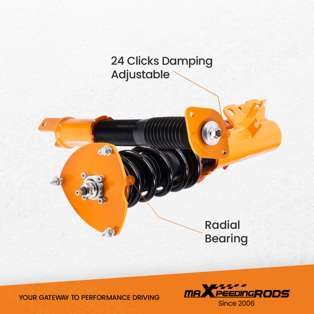 Compatible for Nissan Altima Sedan ( L32) 2007 - 2012 Coilovers Kits Compatible for Nissan Altima Coupe ( D32 ) 2008 - 2013 Shock Adj. Damper lowering kit