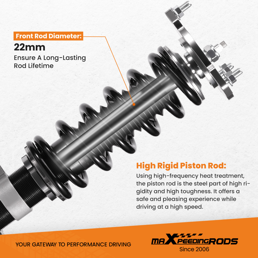 24 Way Damper Coilover Lowering Kit compatible for Buick Regal 97-04 compatible for Chevy Impala 2000-2011