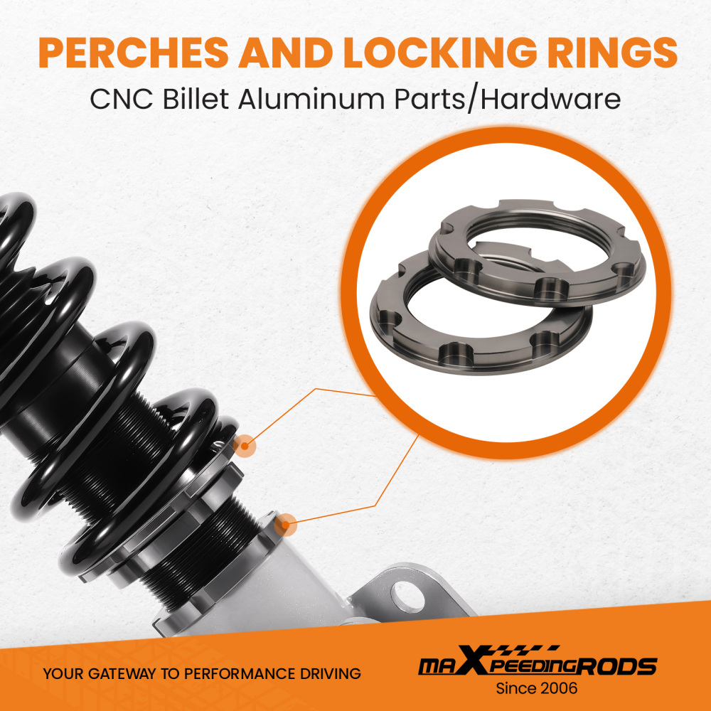 24 Way Damper Coilover Lowering Kit compatible for Buick Regal 97-04 compatible for Chevy Impala 2000-2011